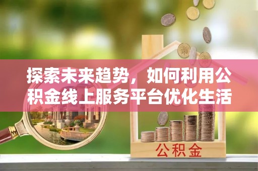 康平探索未来趋势，如何利用公积金线上服务平台优化生活
