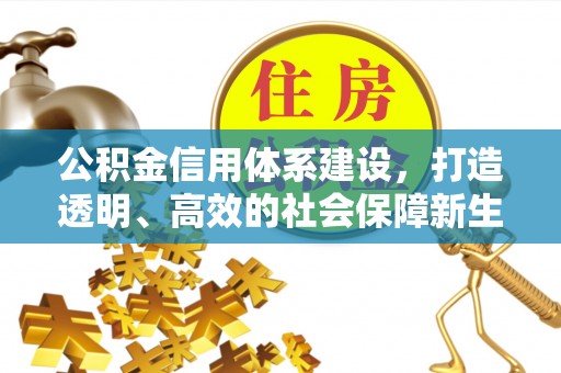 康平公积金信用体系建设，打造透明、高效的社会保障新生态