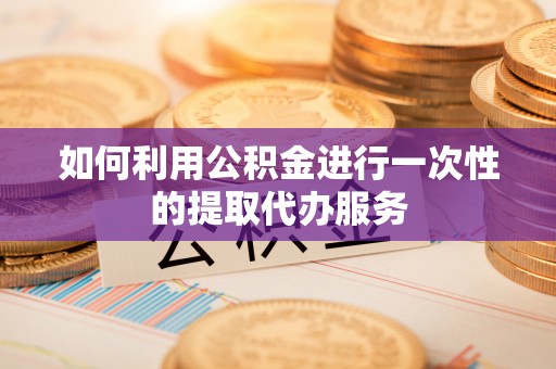 康平如何利用公积金进行一次性的提取代办服务